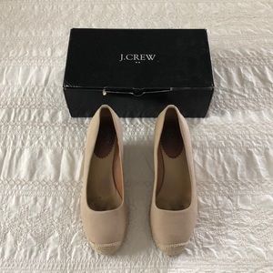 J. Crew Canvas Espadrille Wedges